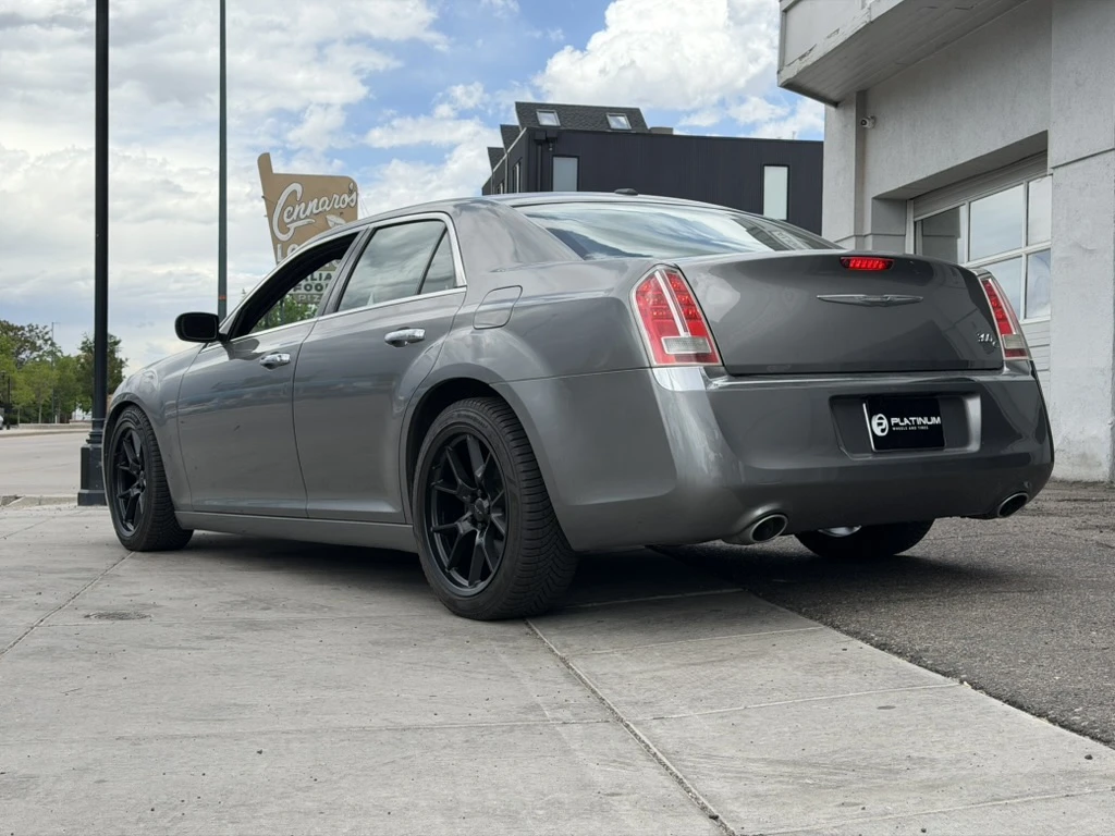 2012 Chrysler 300 with Black Replica Wheels 20" SRT 1136 Rims