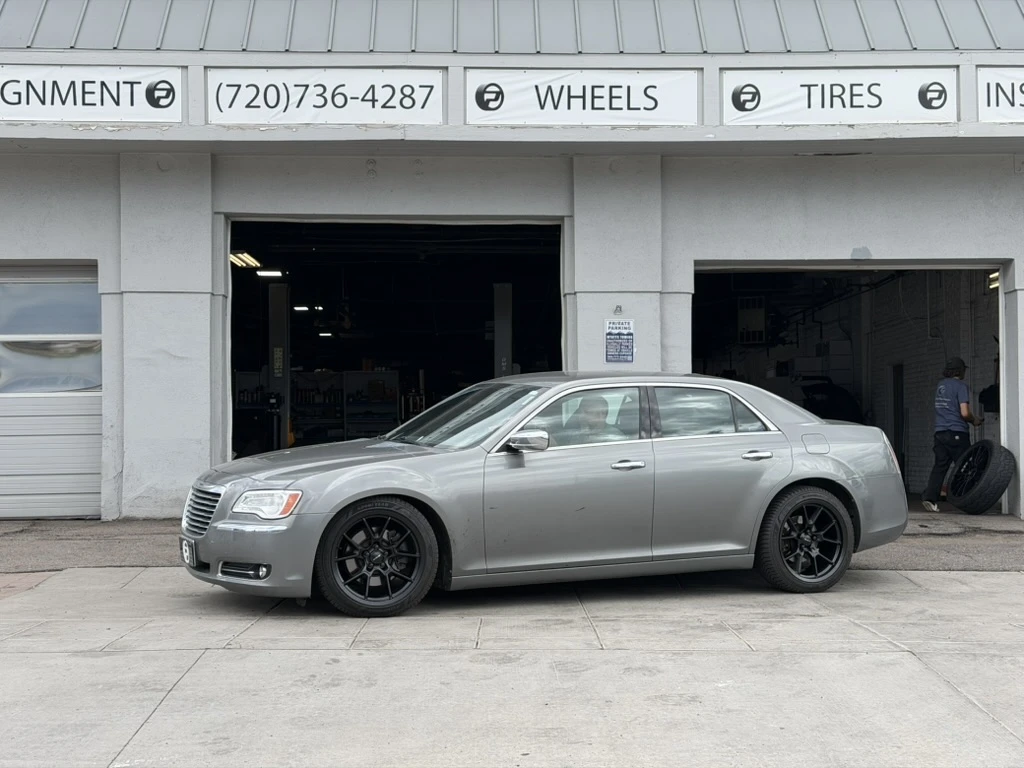 Black Replica Wheels 20" SRT 1136 on 2012 Chrysler 300