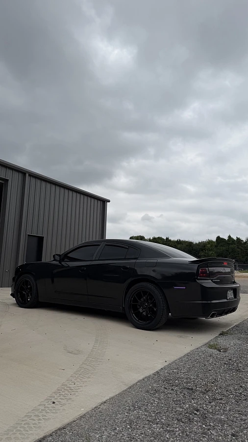 2014 Dodge Charger with Replica Wheels 20" SRT 1136 Black Wheels
