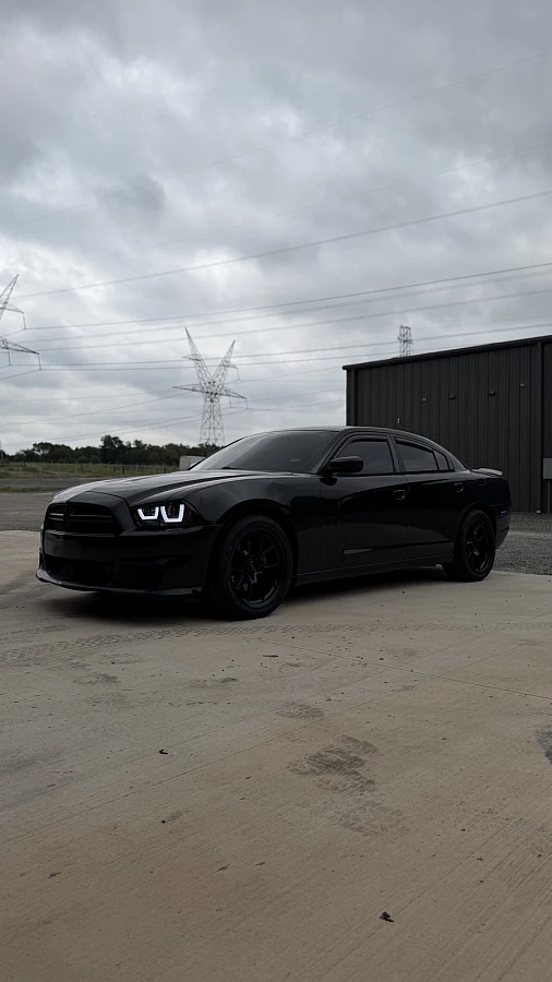 Replica Wheels 20" SRT 1136 Black Rim on 2014 Dodge Charger