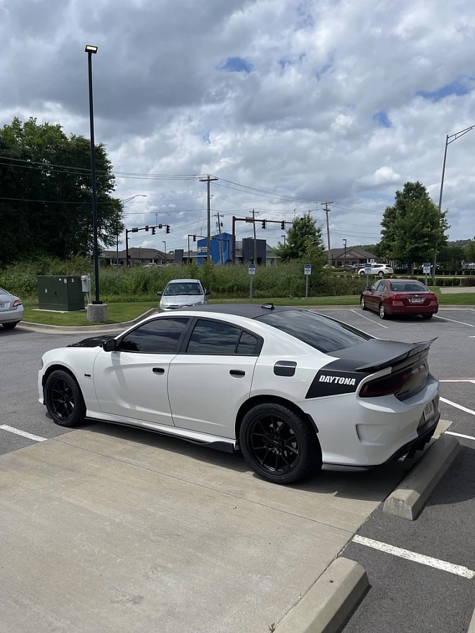 Replica Wheels 20" SRT 1136 Black Rim on 2021 Dodge Charger