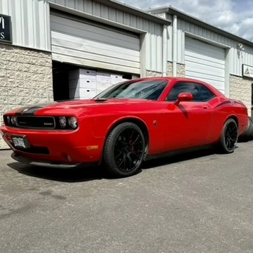 Black Replica Wheels 20" SRT Hellcat 1134 on 2023 Dodge Challenger