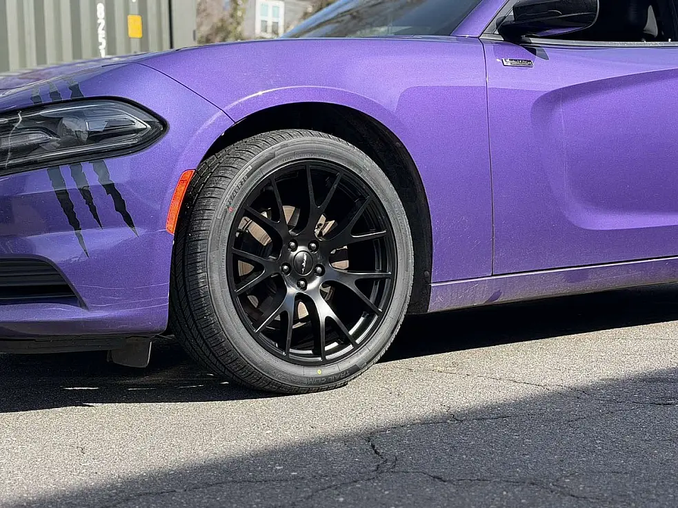 2023 Dodge Charger with Replica Wheels 20" SRT Hellcat 1134 Black Rims