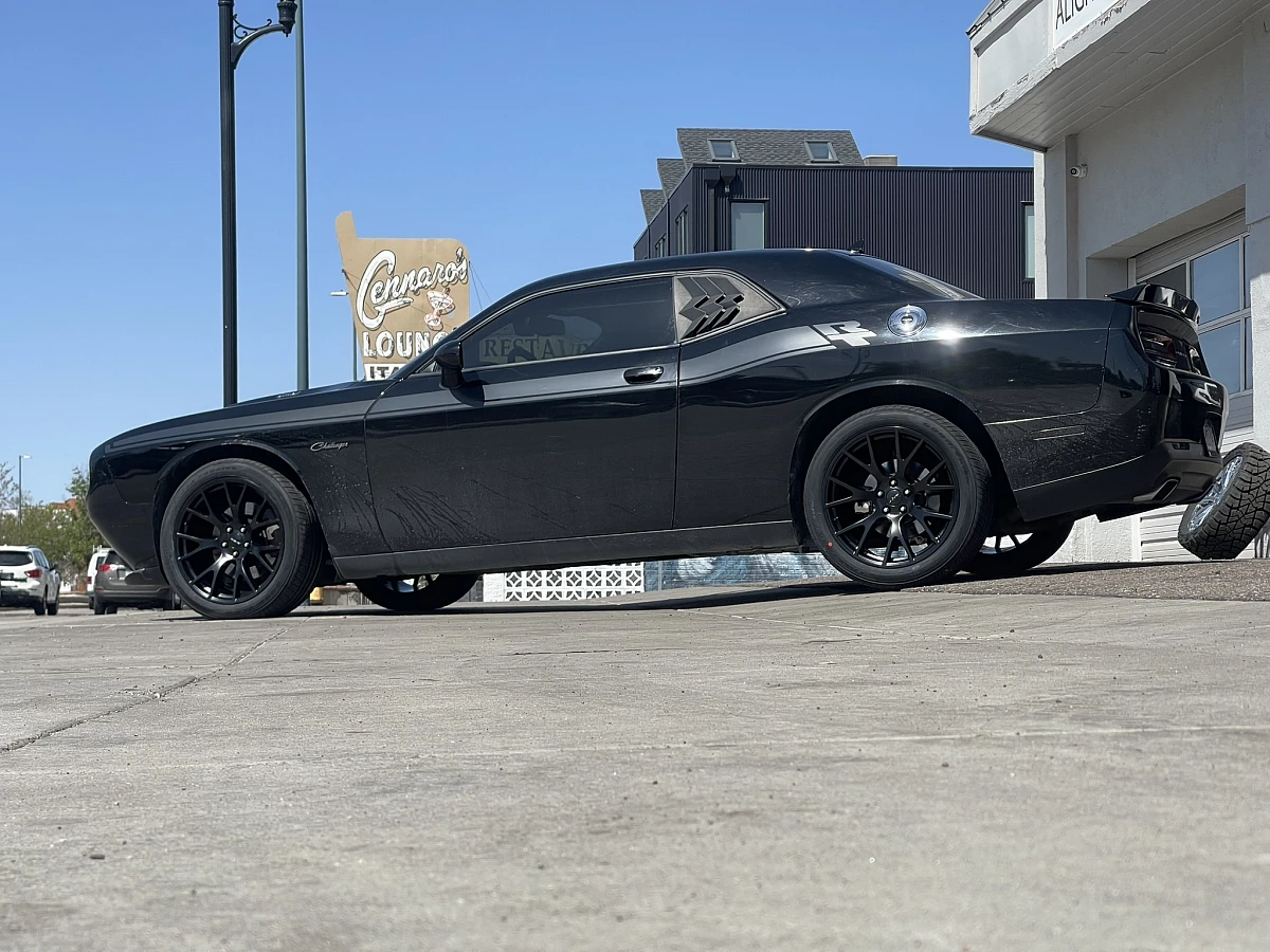 2024 Dodge Challenger with Replica Wheels 20" SRT Hellcat 1134 Black Rims