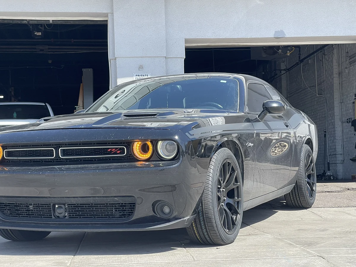 2024 Dodge Challenger with Replica Wheels 20" SRT Hellcat 1134 Black Wheels