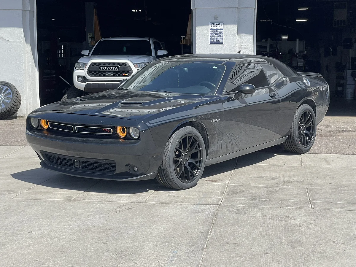 Black Replica Wheels 20" SRT Hellcat 1134 on 2024 Dodge Challenger