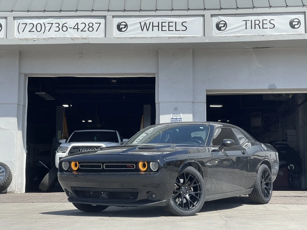 Replica Wheels 20" SRT Hellcat 1134 Black Aftermarket Wheel on 2024 Dodge Challenger