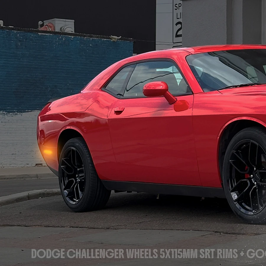 2022 Dodge Challenger with Replica Wheels 20" SRT Widebody 1133 Black Wheels