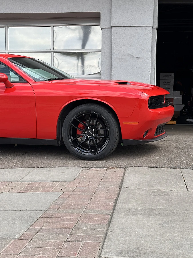 2022 Dodge Challenger with Black Replica Wheels 20" SRT Widebody 1133 Rims