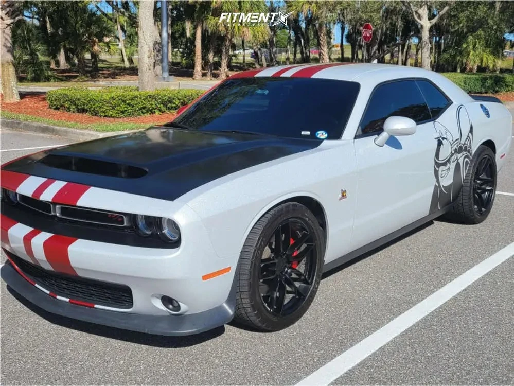 2022 Dodge Challenger Replica Wheels 20" SRT Widebody 1133 Black Wheel