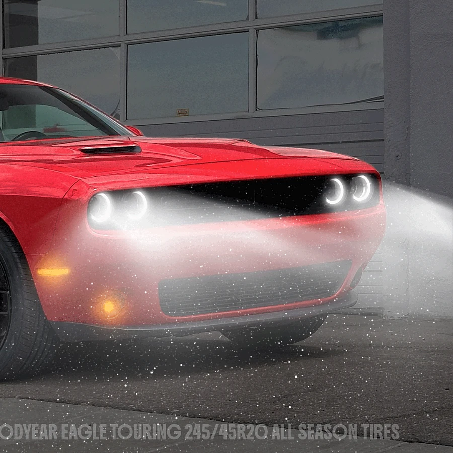 Replica Wheels 20" SRT Widebody 1133 Black Rim on 2022 Dodge Challenger