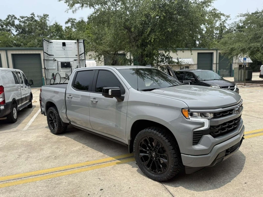 Replica Wheels 22" AT4 Style 1102 Black on 2025 Chevrolet Silverado 1500