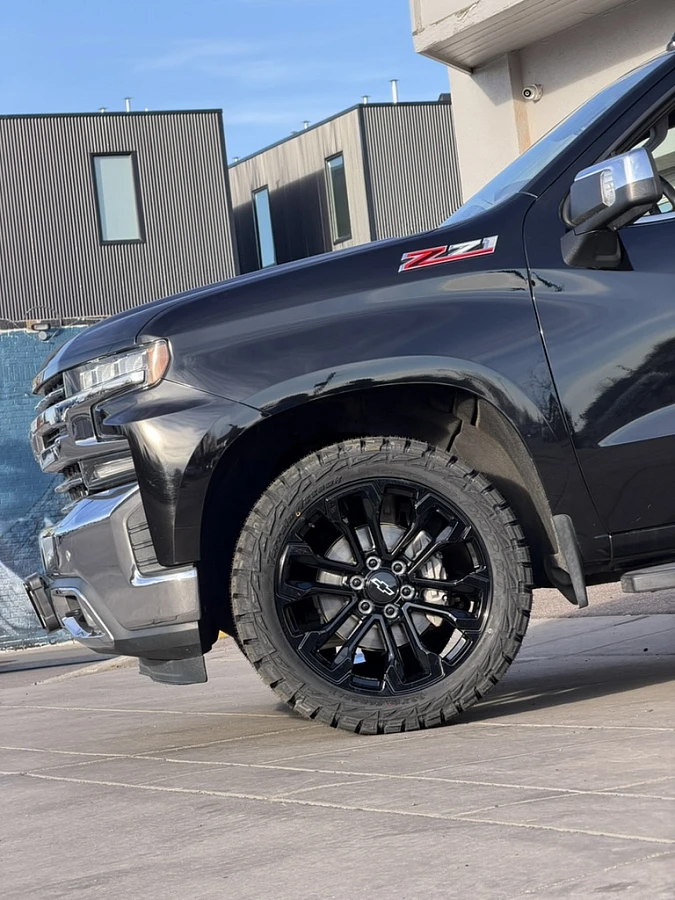 2026 Chevrolet Silverado 1500 Replica Wheels 22" AT4 Style 1102 Black Wheel
