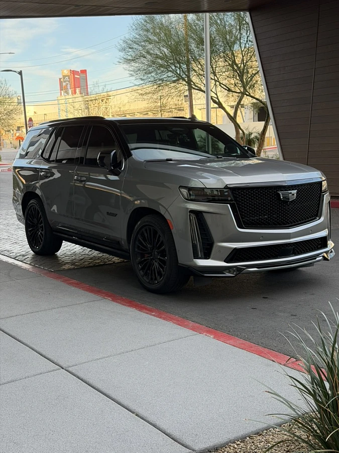 2026 Cadillac Escalade with Replica Wheels 22" Escalade V 4483 Gloss Black Rims