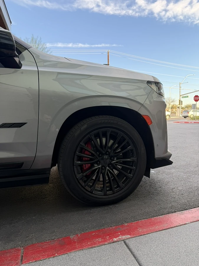 Gloss Black Replica Wheels 22" Escalade V 4483 on 2026 Cadillac Escalade
