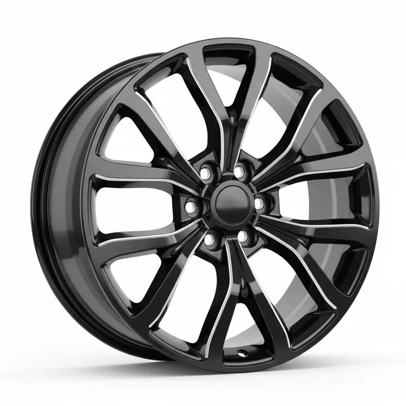 Black and Milled finish