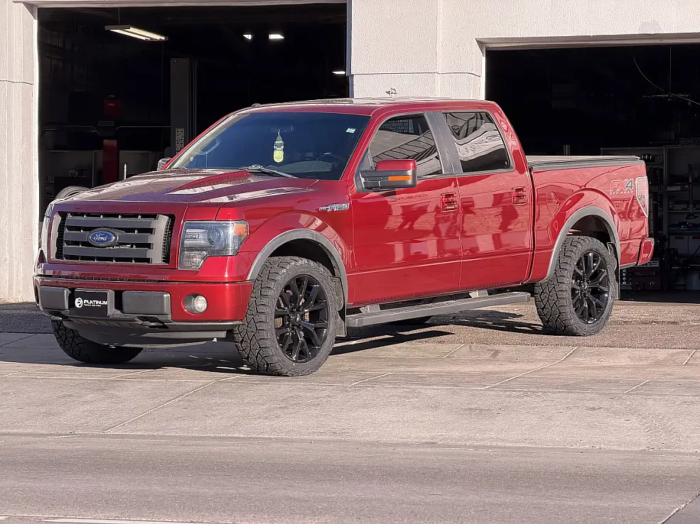 2014 Ford F-150 with Replica Wheels 22" Ford F150 Platinum 1125 Black Rims