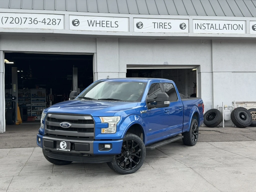 2016 Ford F-150 with Replica Wheels 22" Ford F150 Platinum 1125 Black Wheels