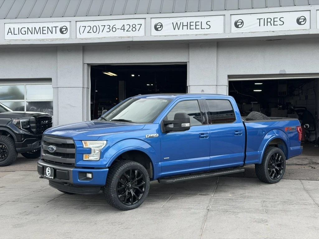 Replica Wheels 22" Ford F150 Platinum 1125 Black Rim on 2016 Ford F-150