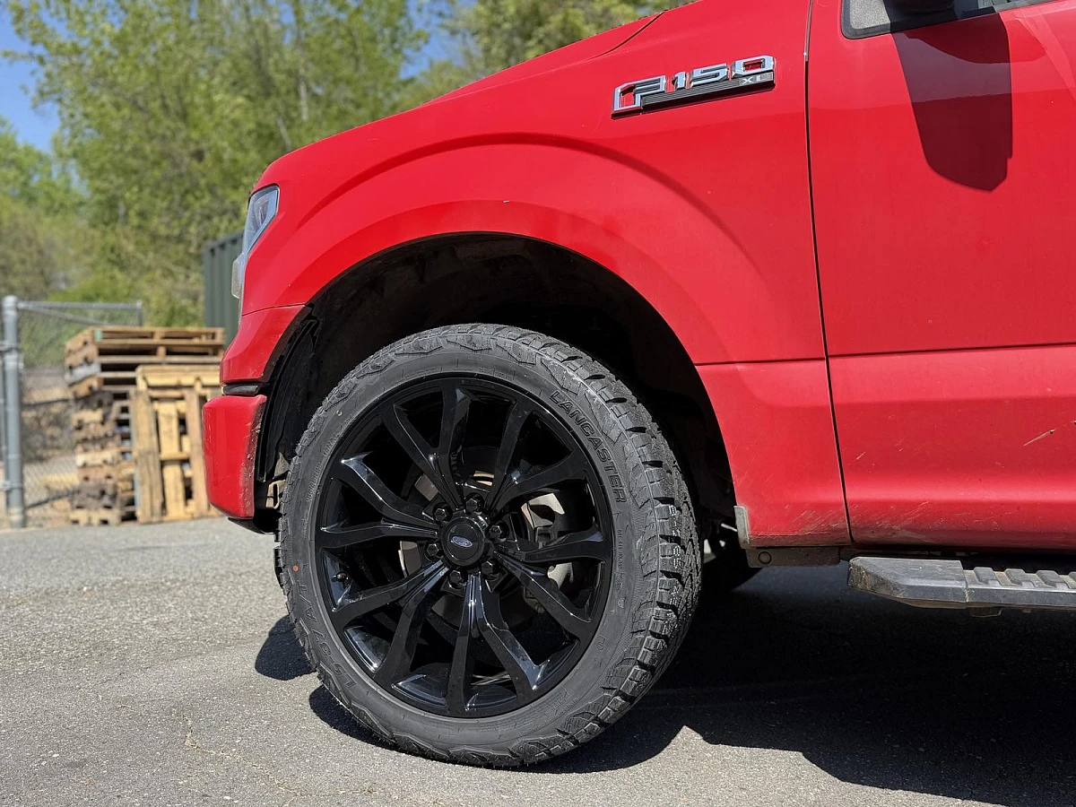 2018 Ford F-150 Replica Wheels 22" Ford F150 Platinum 1125 Black Wheel