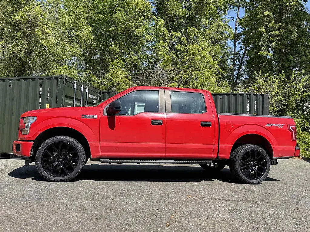 Replica Wheels Black 22" Ford F150 Platinum 1125 Wheel on 2018 Ford F-150