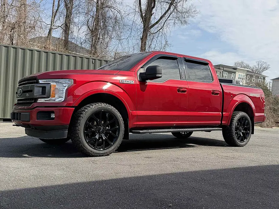 Black Replica Wheels 22" Ford F150 Platinum 1125 on 2020 Ford F-150