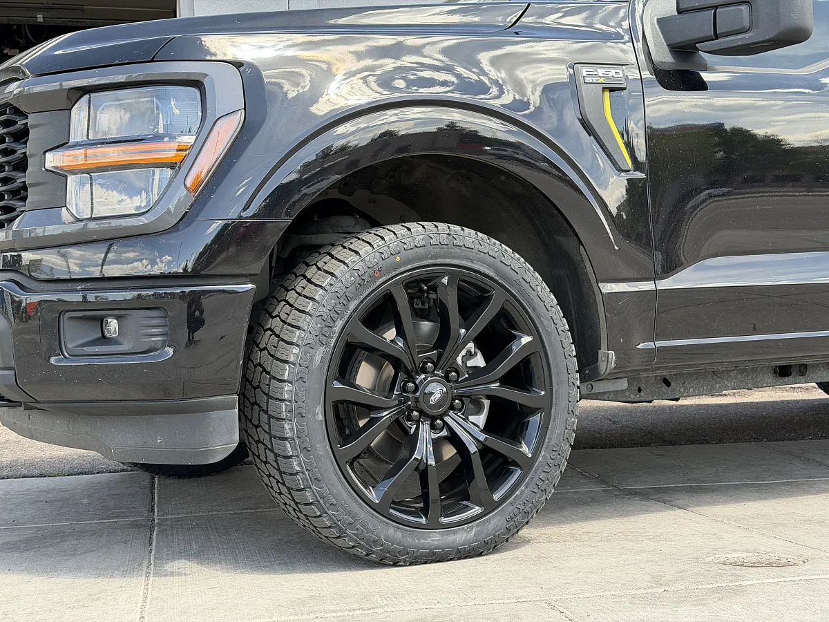 Replica Wheels 22" Ford F150 Platinum 1125 Black Aftermarket Wheel on 2026 Ford F-150