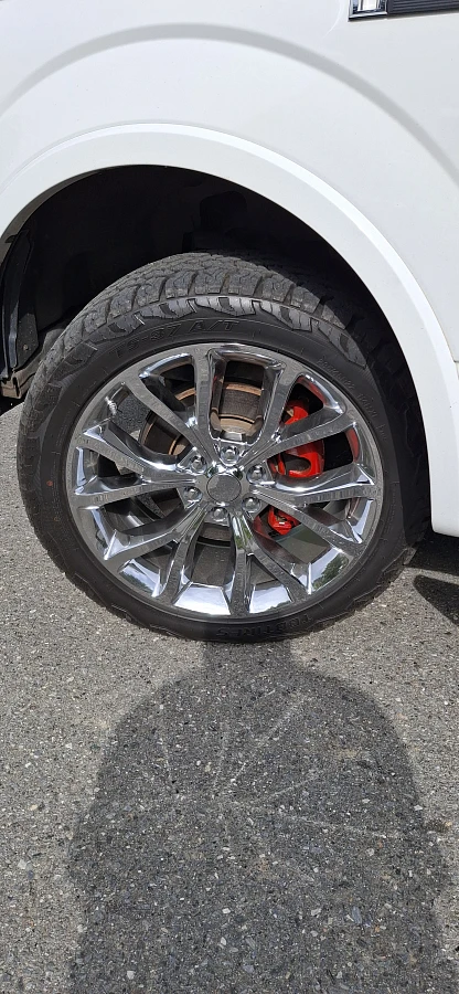 2014 Ford F-150 with Chrome Replica Wheels 22" Ford F150 Platinum 1125 Rims