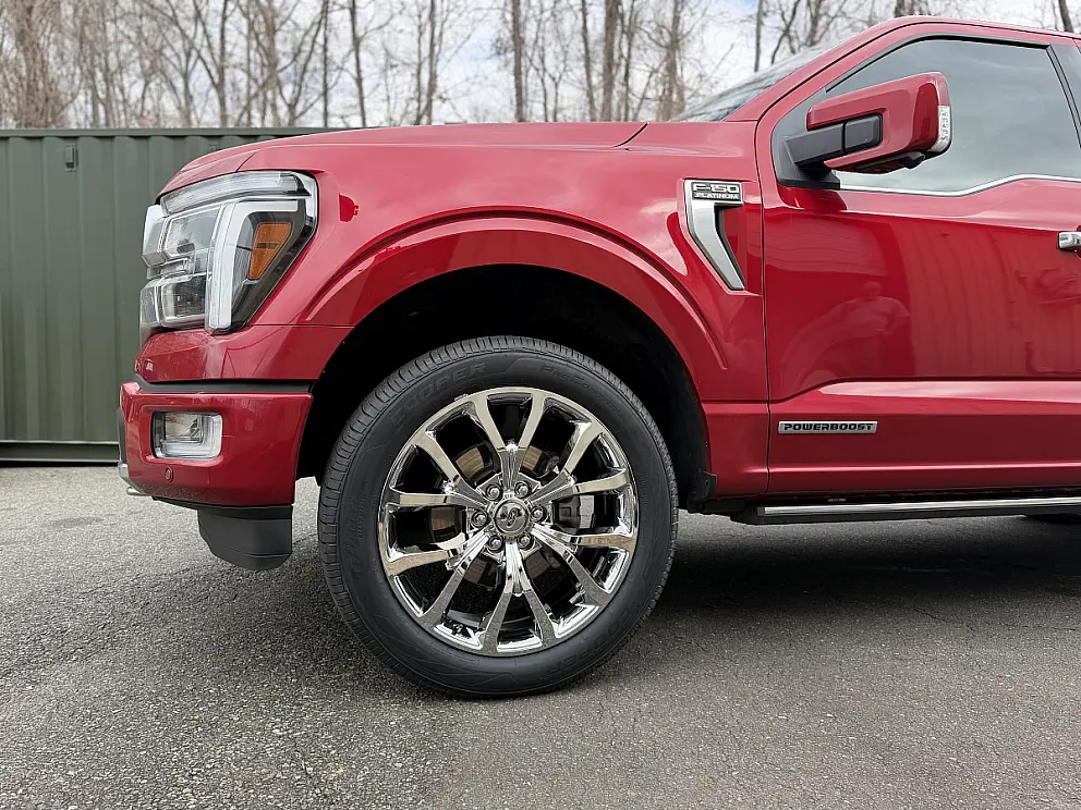 Replica Wheels 22" Ford F150 Platinum 1125 Chrome on 2026 Ford F-150