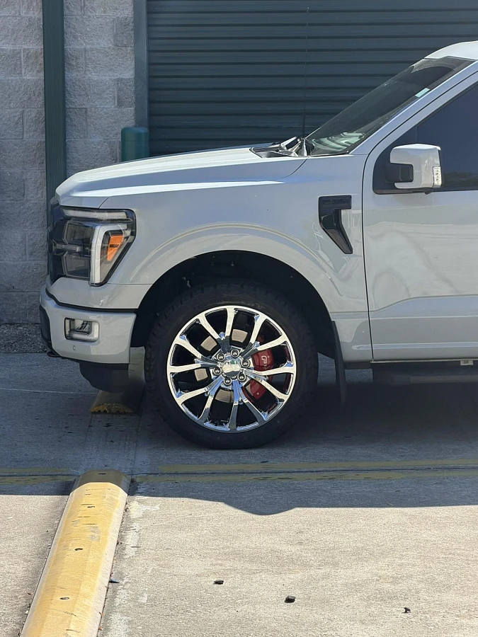 Replica Wheels Chrome 22" Ford F150 Platinum 1125 Wheel on 2026 Ford F-150