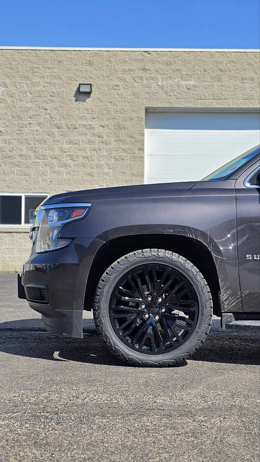 Black Replica Wheels 22" Hollander 1109 on 2016 Chevrolet Suburban