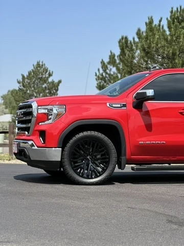 Black Replica Wheels 22" Hollander 1109 on 2020 GMC Sierra 1500