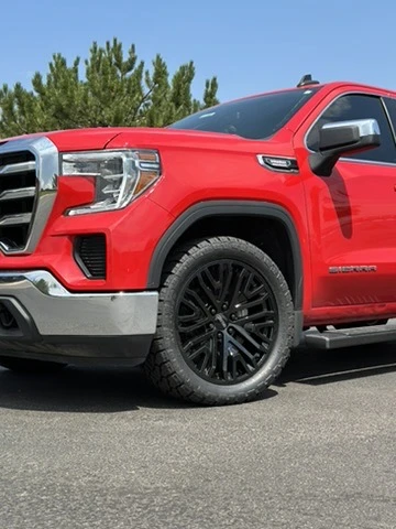 2020 GMC Sierra 1500 Replica Wheels 22" Hollander 1109 Black Wheel