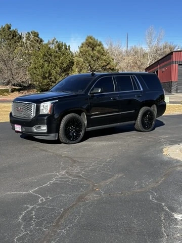 2020 GMC Yukon with Replica Wheels 22" Hollander 1109 Black Rims