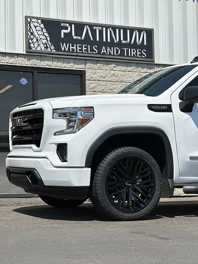 Black Replica Wheels 22" Hollander 1109 on 2022 GMC Sierra 1500