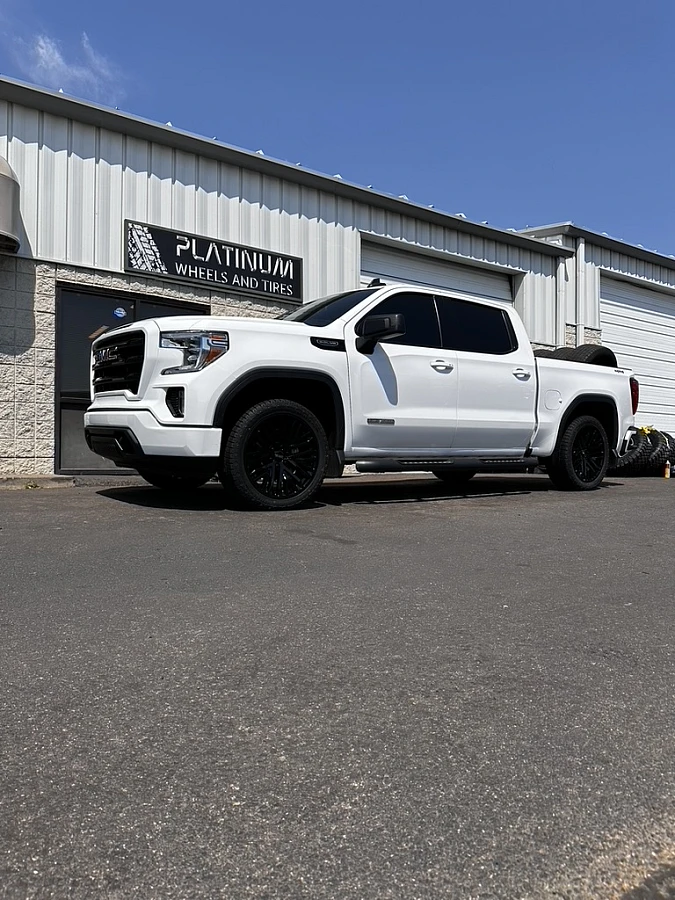 2022 GMC Sierra 1500 Replica Wheels 22" Hollander 1109 Black Wheel