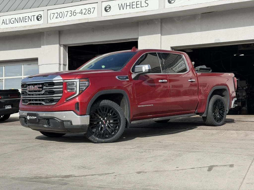 Replica Wheels 22" Hollander 1109 Black on 2025 GMC Sierra 1500