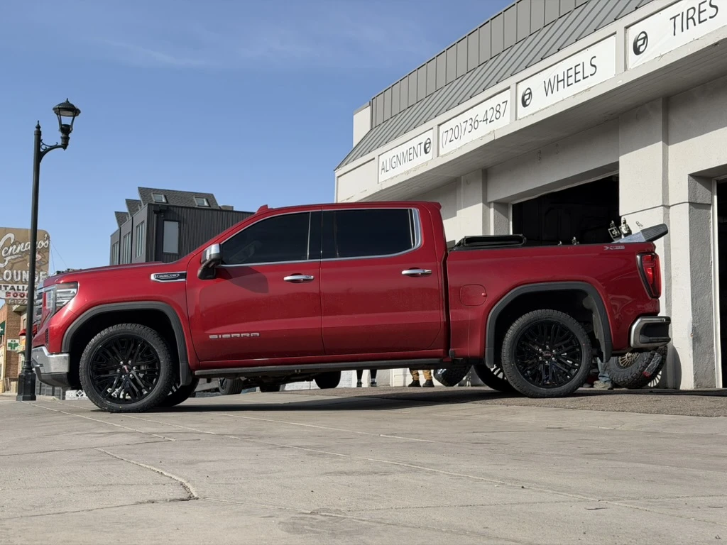 Replica Wheels 22" Hollander 1109 Black Rim on 2025 GMC Sierra 1500
