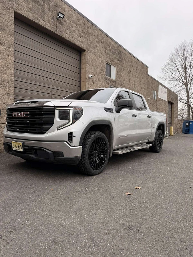 Black Replica Wheels 22" Hollander 1109 on 2026 GMC Sierra 1500