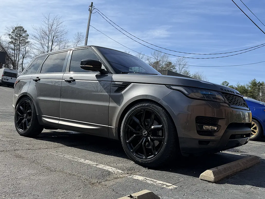 Replica Wheels 22" Range Rover 1131 Black Rim on 2022 Land Rover Range Rover Sport