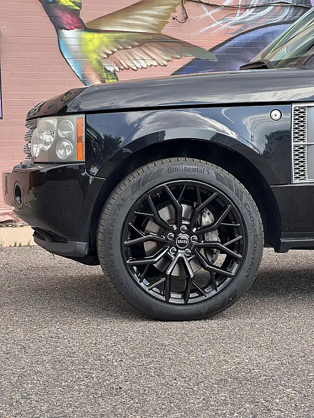 Black Replica Wheels 22" Range Rover 1171 on 2011 Land Rover Range Rover