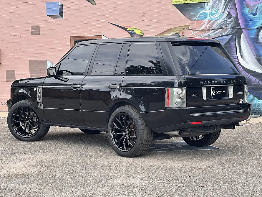 Replica Wheels Black 22" Range Rover 1171 Wheel on 2011 Land Rover Range Rover