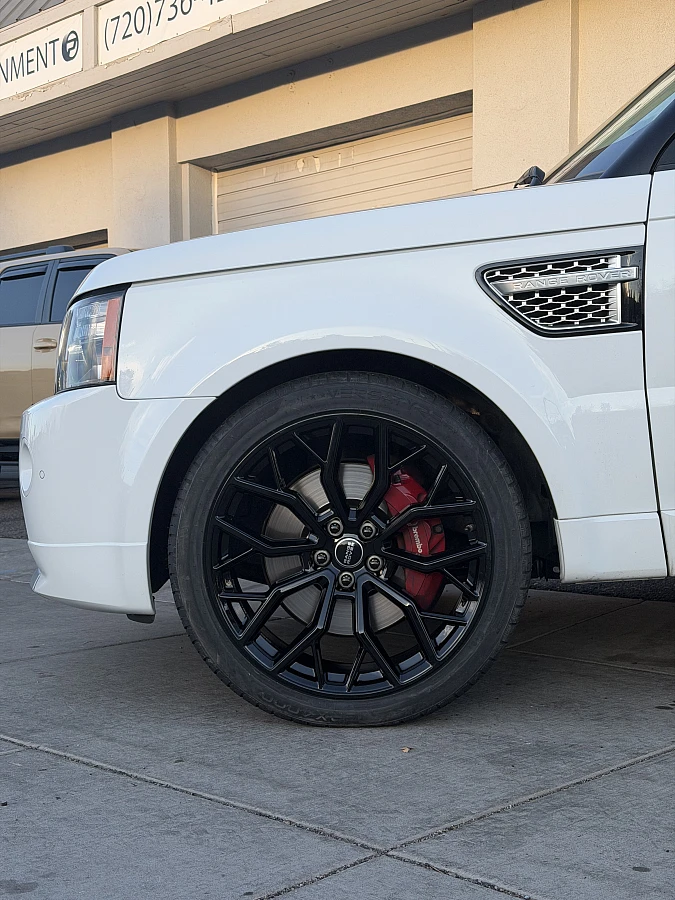 2012 Land Rover Range Rover with Replica Wheels 22" Range Rover 1171 Black Wheels