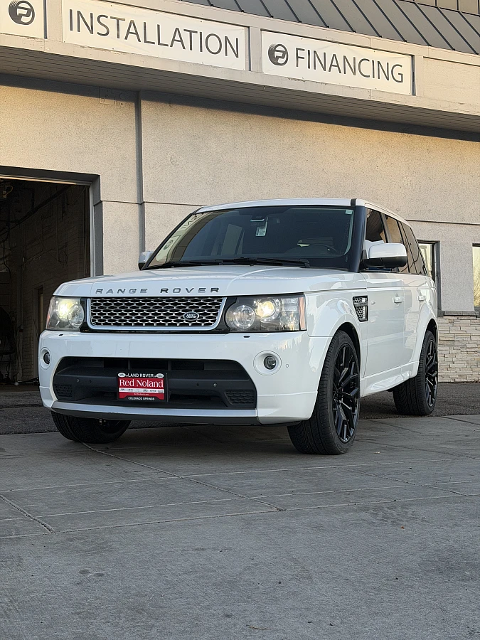 Replica Wheels 22" Range Rover 1171 Black Rim on 2012 Land Rover Range Rover