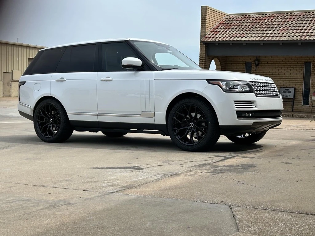 2019 Land Rover Range Rover Sport with Replica Wheels 22" Range Rover 1171 Black Wheels