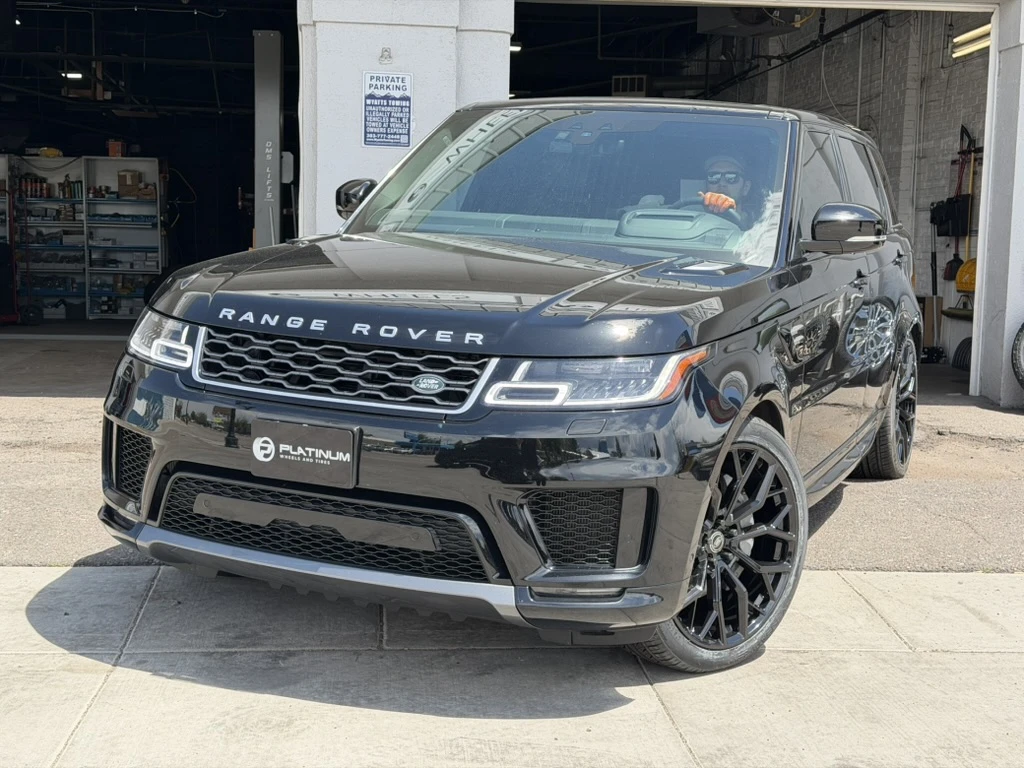 2020 Land Rover Range Rover Sport with Replica Wheels 22" Range Rover 1171 Black Rims
