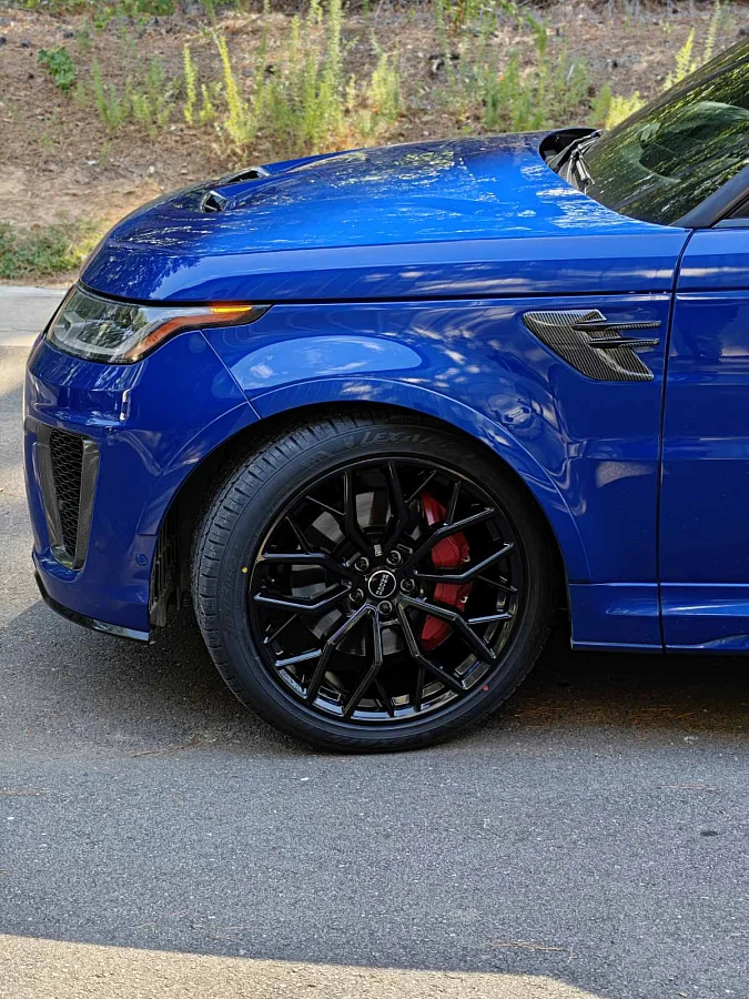 Black Replica Wheels 22" Range Rover 1171 on 2023 Land Rover Range Rover Sport