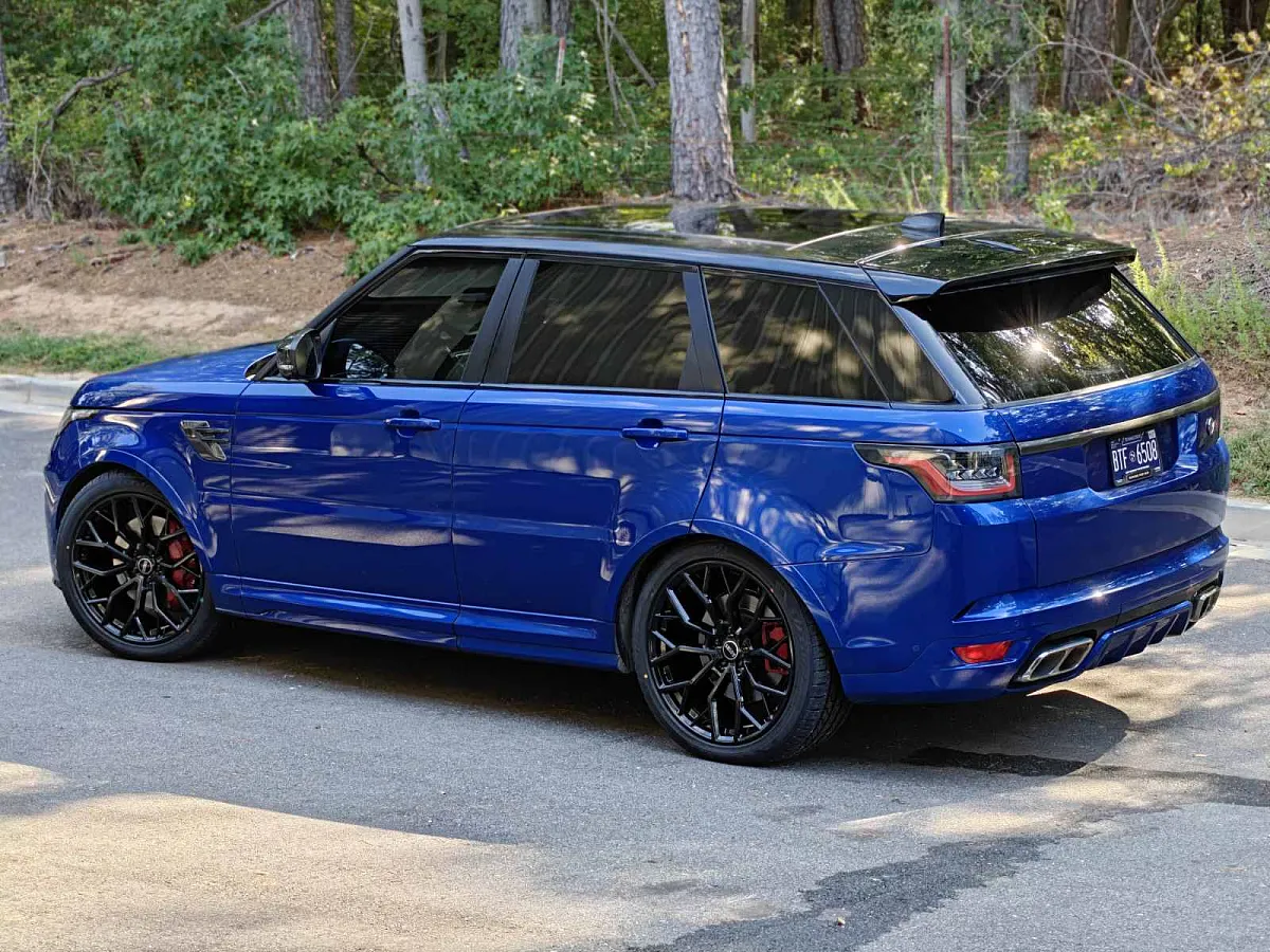 Replica Wheels 22" Range Rover 1171 Black Rim on 2023 Land Rover Range Rover Sport