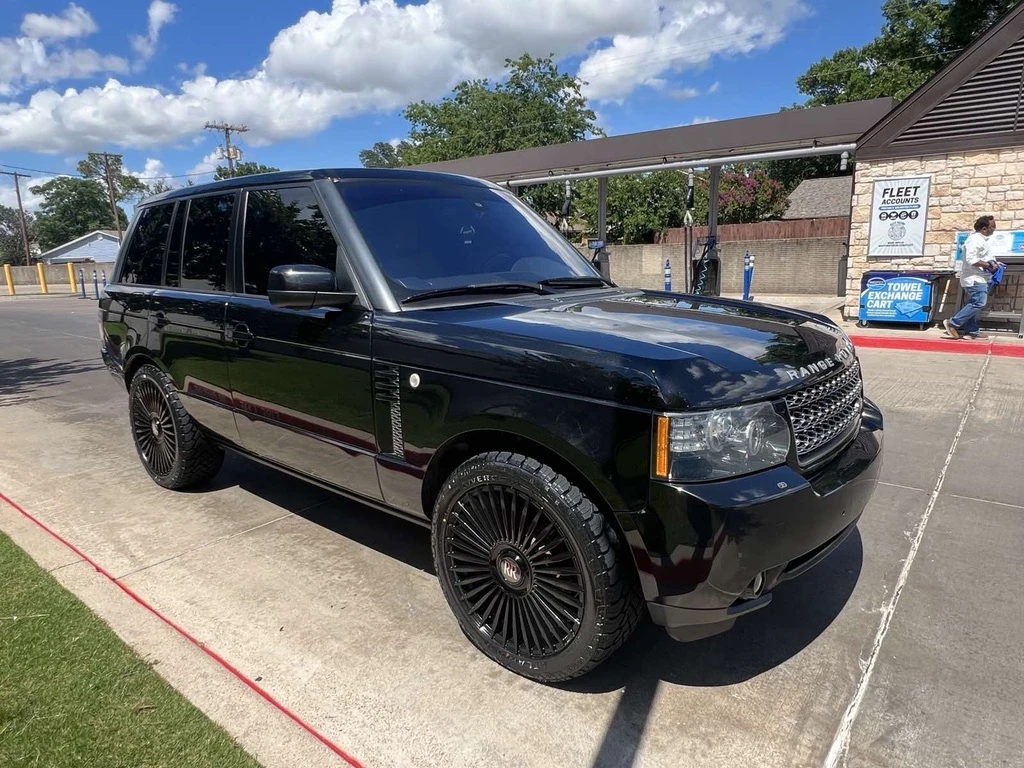 Black Replica Wheels 22" Range Rover 1172 on 2011 Land Rover Range Rover Sport