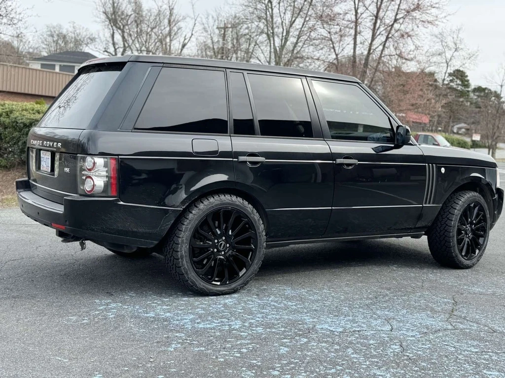 Black Replica Wheels 22" Range Rover Autobiography 1132 on 2010 Land Rover Range Rover